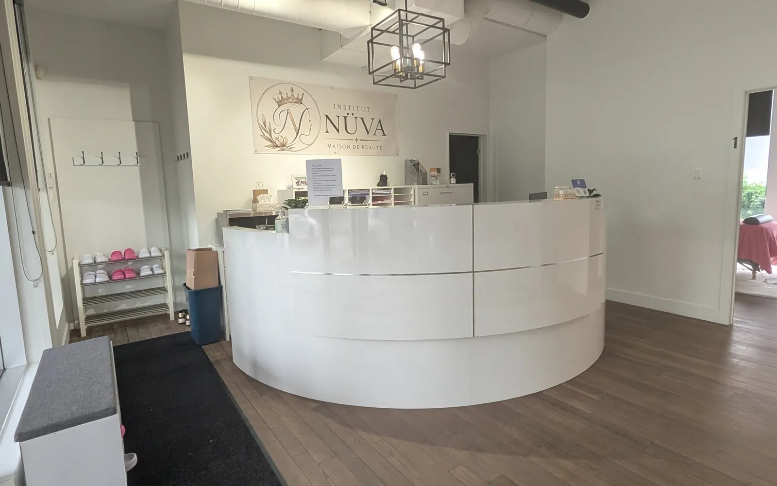 L'accueil de l'Institut Nüva.